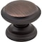 Jeffrey Alexander 1-3/8" Diameter Brushed Oil Rubbed Bronze Cordova Cabinet Knob 0251DBAC - alternate 1